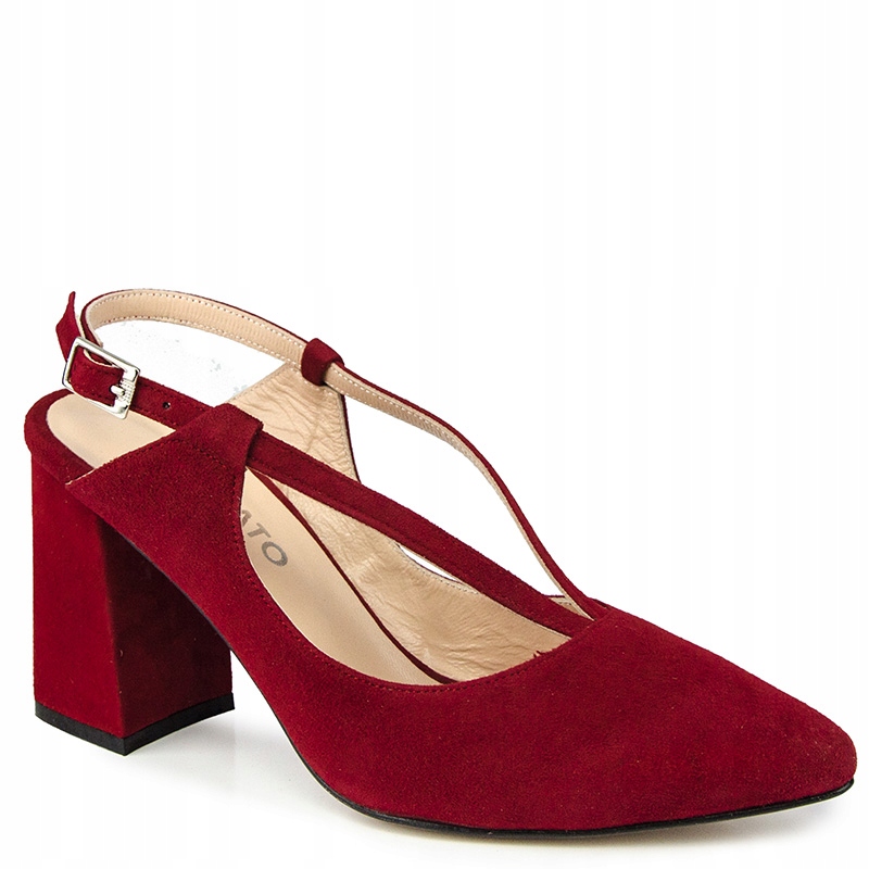 Boccato 555.9547 Sandály Sloupek Kůže Bordó 38