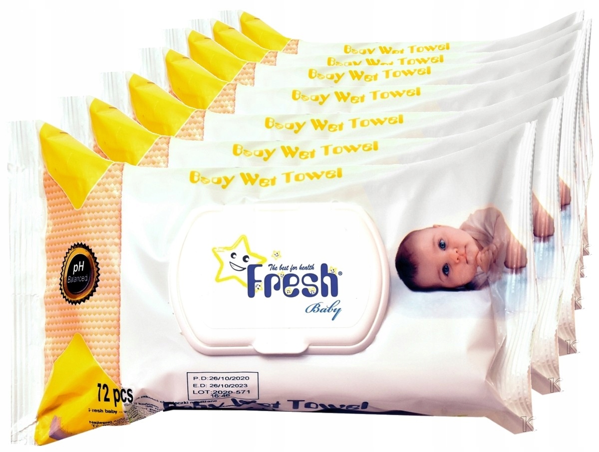 Chusteczki Nawilżane Fresh Baby 30 X72szt