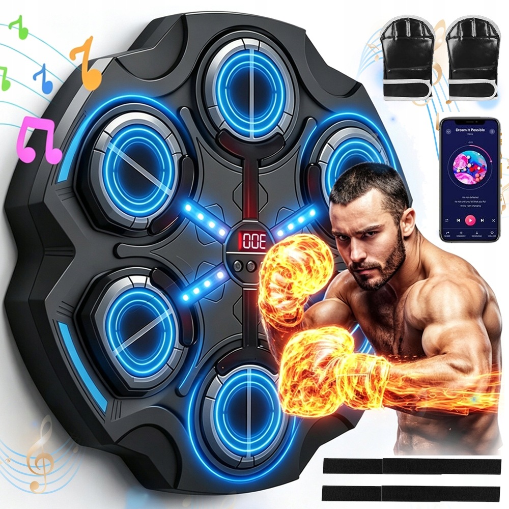 Boxerský Tréninkový Stroj Music Bluetooth Dárky Pro Děti