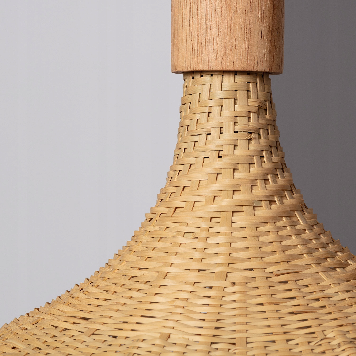 Nowoczesna lampa wisząca naturalna boho 1xE27 Kolor odcienie brązu i beżu