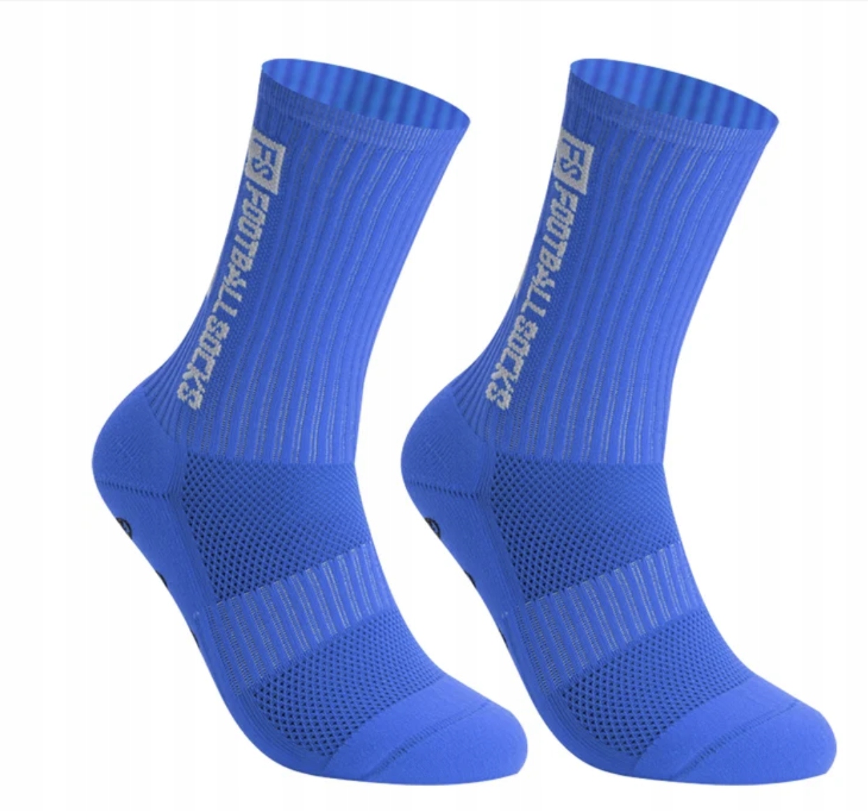 Skarpety Piłkarskie Antypoślizgowe FS 39-45 - Niebieskie Drużyna inna