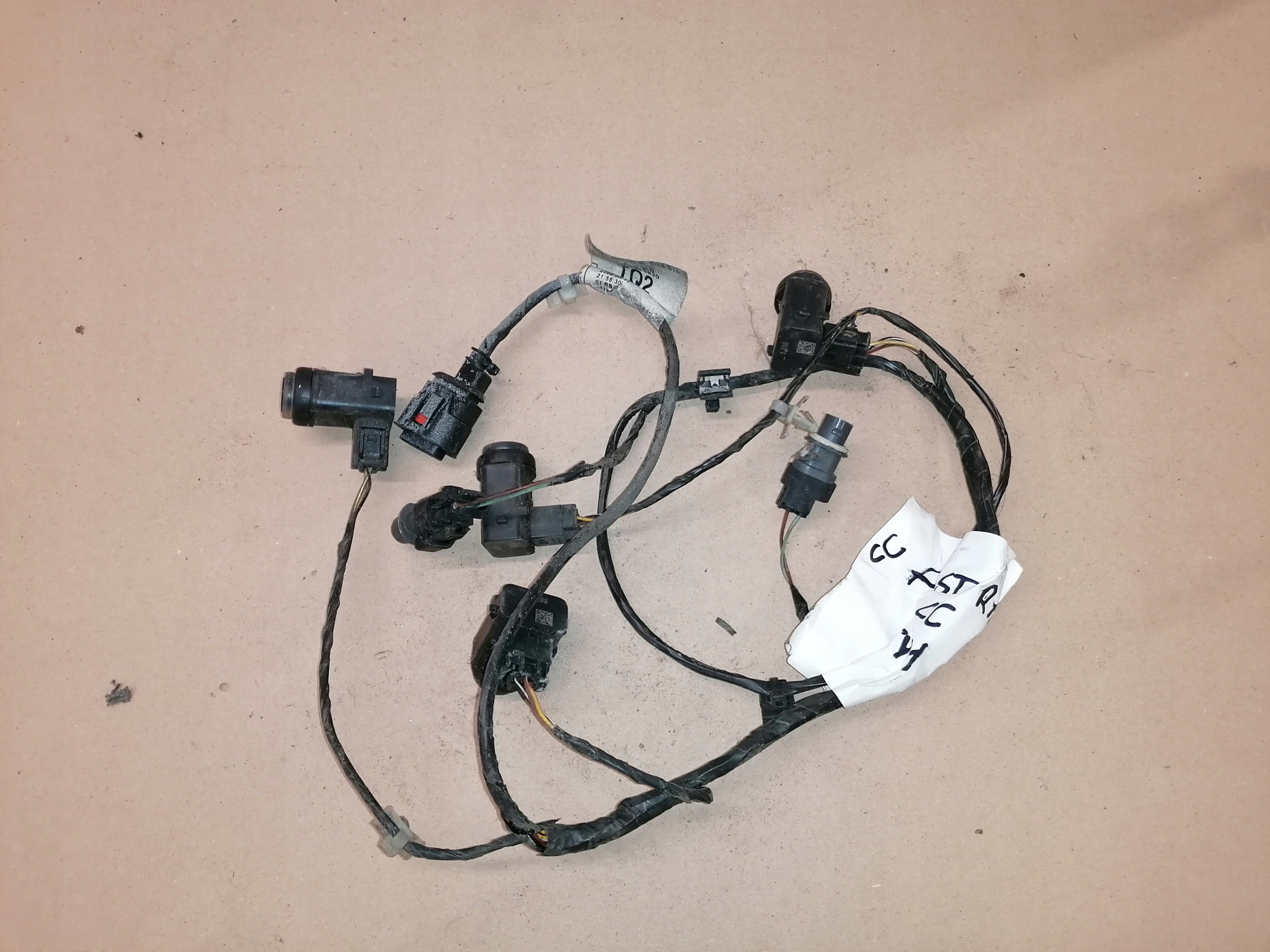 12787793 13198666 - 4X ДАТЧИК + ЖГУТ ПРОВОДОВ PDC OPEL ASTRA H III CC КАБРИОЛЕТ