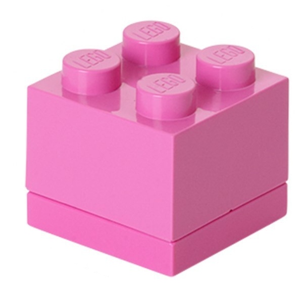 

Lego Pojemnik 4 Mini Klocek Pudełko Różowy