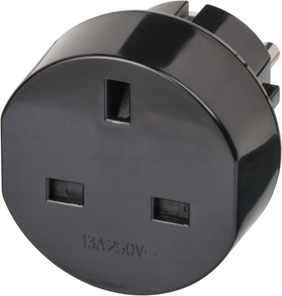 

Angielska wtyczka adapter przejsciówka Uk na Pl Cz