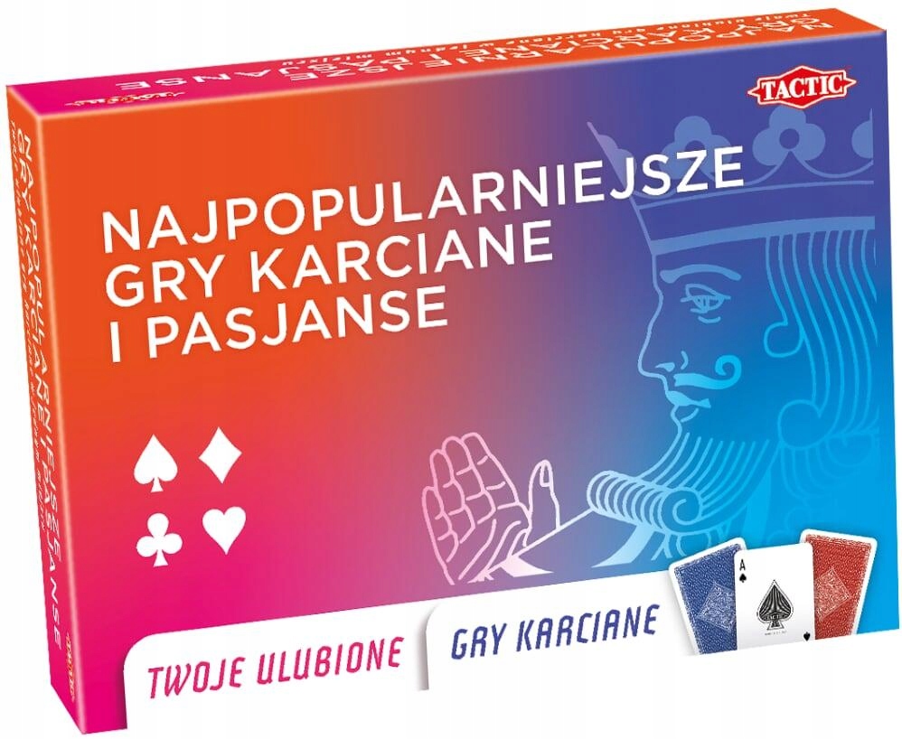 Gra Karciana Set Gry W Karty Gra Karcianka Towarzyska Najpopularniejsze gry
