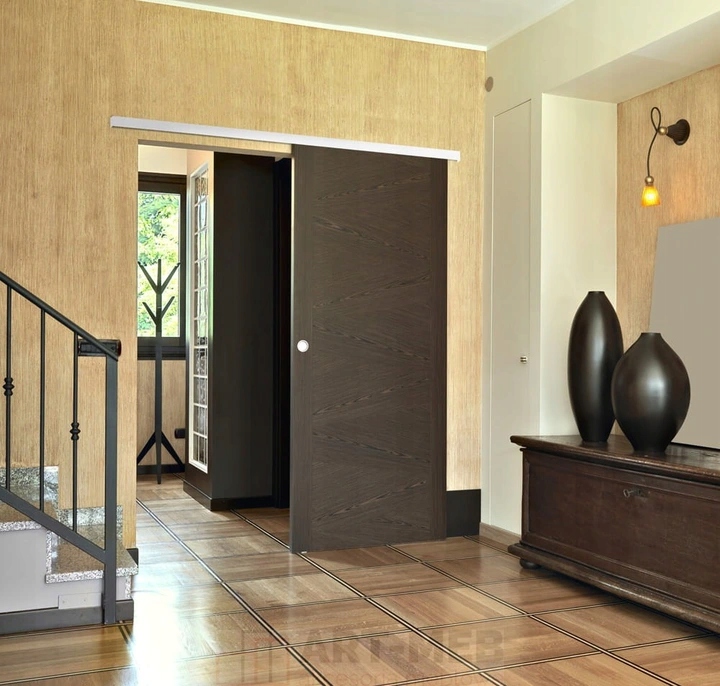 System przesuwny do 100kg komplet 2,0m PL od ręki Kolor srebrny