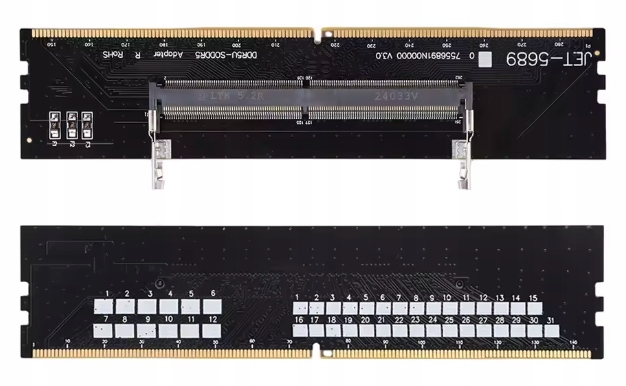 Adapter Pamieci Laptopa na Pc So-dimm na Pc DIMM DDR5 Przejściówka DDR5