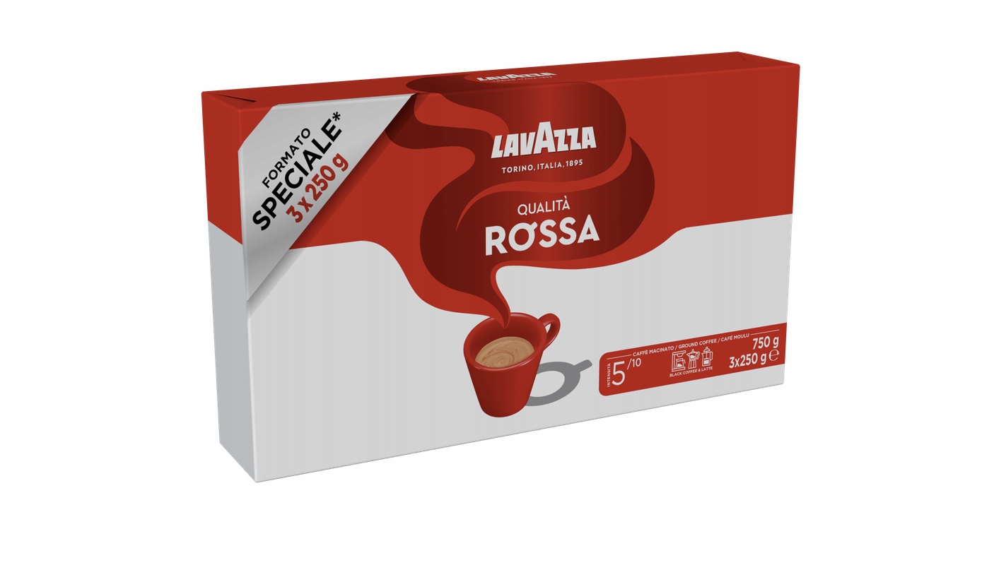 Mletá Káva Lavazza Qualita Rossa 3x250 g