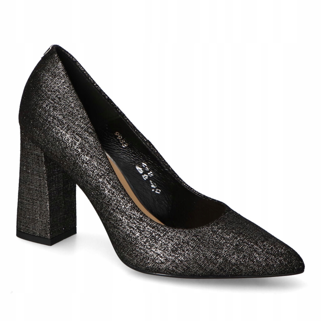 Boty Sala 9933/811 Černé/Stříbrný semiš 37