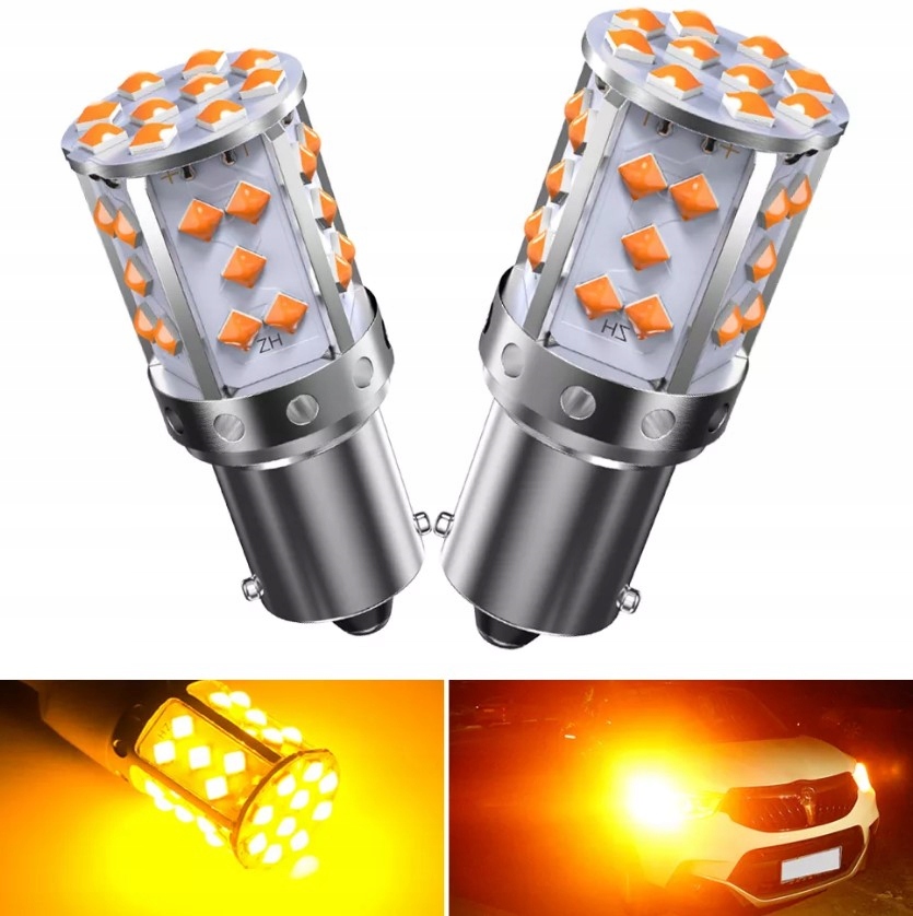 ŻARÓWKA 35 LED PY21W POMARAŃCZOWA SMD BAU15S EAN (GTIN) 1112928778622