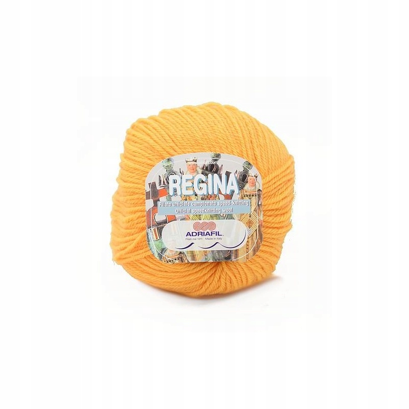 Włóczka Adriafil Regina wełna merino 50g 46 Oranż