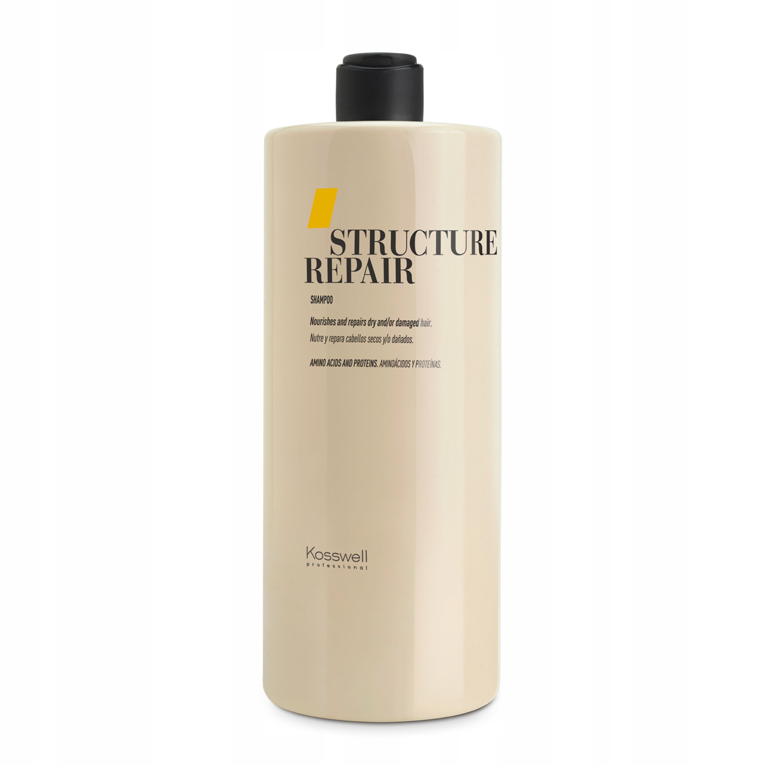 Šampon pro vysoce porézní a vysušené vlasy Hydratuje Kosswell Repair 1L