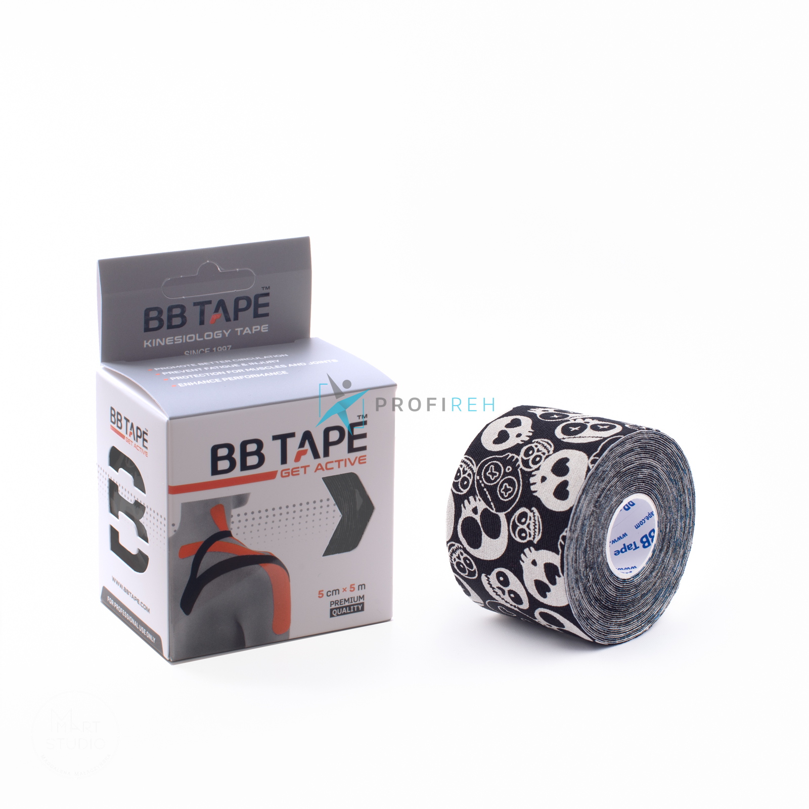 

Taśma tejp do kinesiotapingu Bb Tape 5cmx5m