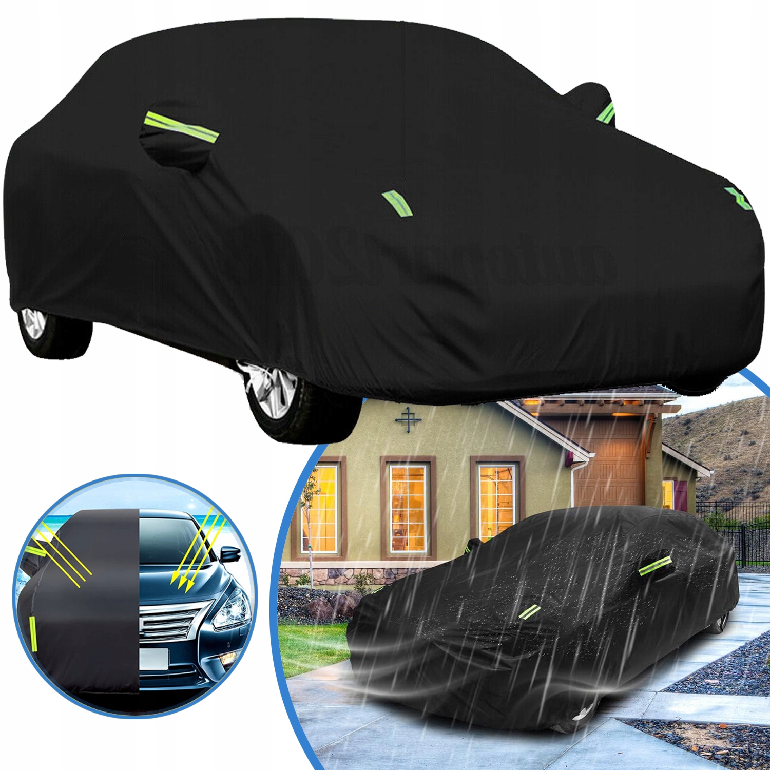 Plná Ochrana Automobilu Sedan, Odolná Proti Poškrábání, Uv Záření, Prachu, Voděodolná