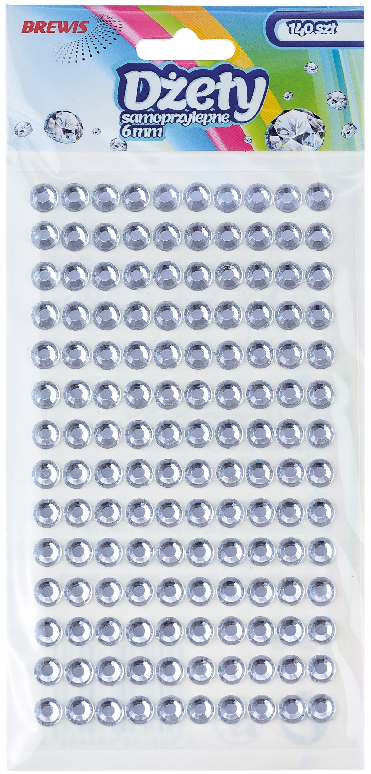 

Samoprzylepne Kryształki Dżety Cyrkonie Brevis 6mm