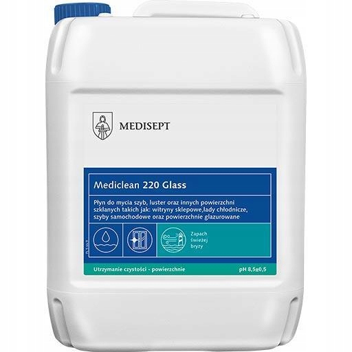 Mediclean MC 220 kvapalina na sklo a zrkadlá 5L