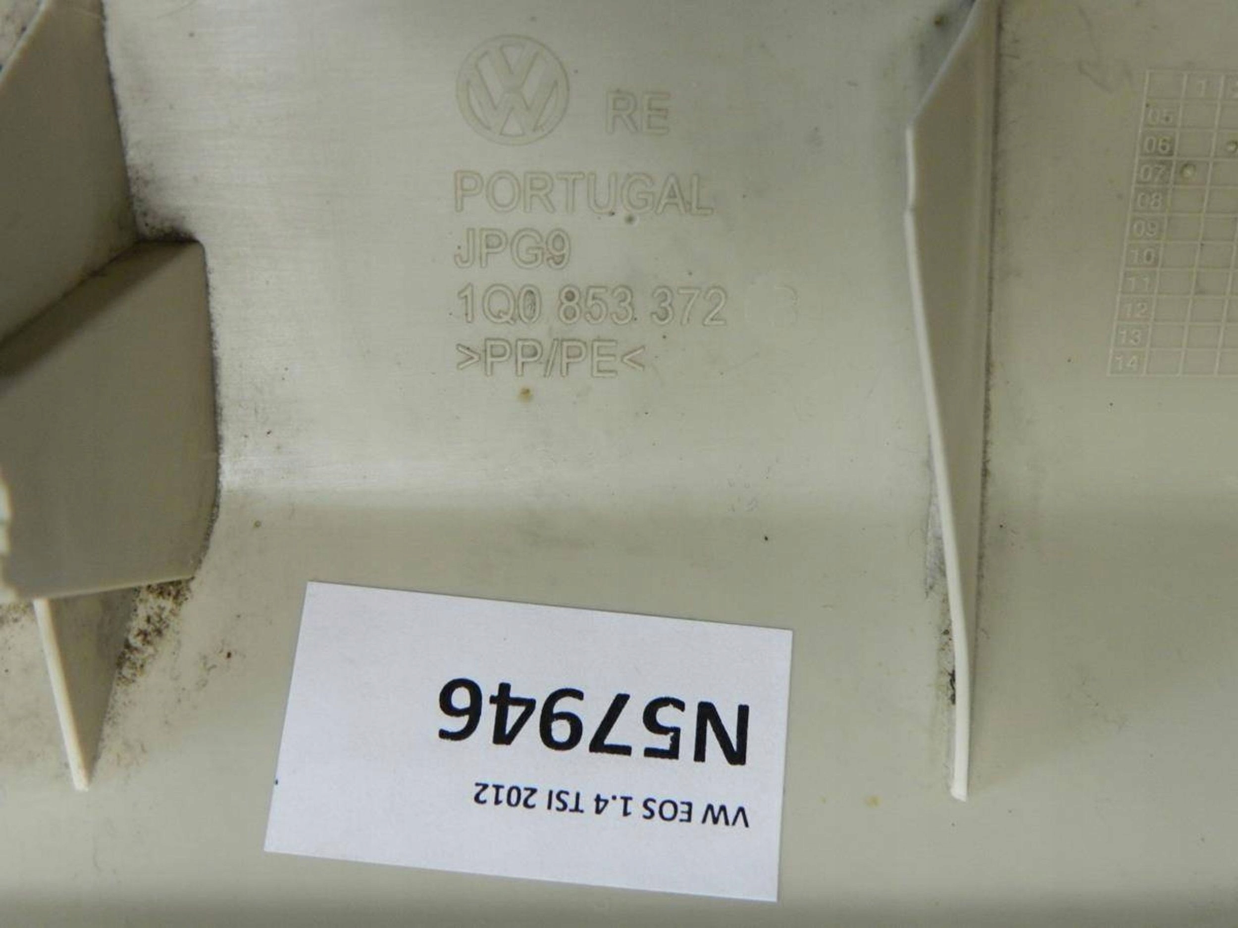 Volkswagen Eos cap threshold door przednich 1Q0853372
