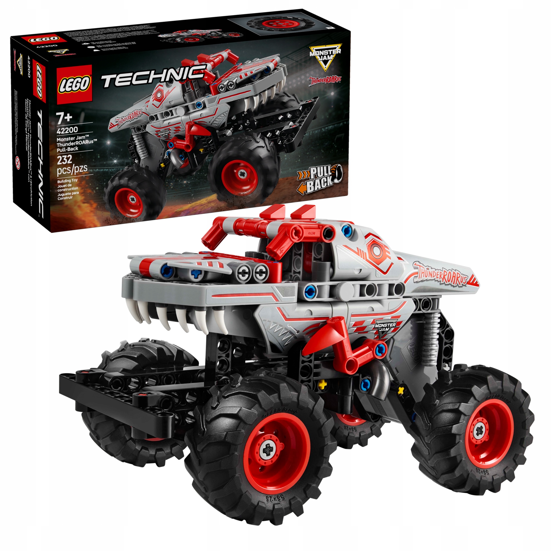 Lego Technic Monster Jam ThunderROARus s pohonem typu pull-back 42200