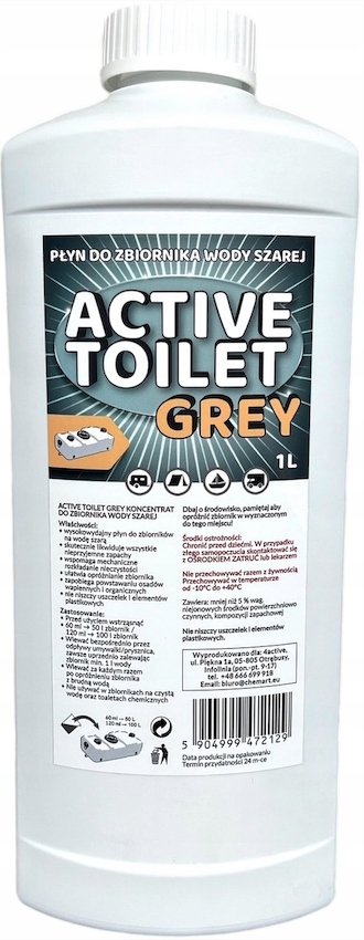 

Płyn do zbiorników z szarą woda Active Toilet Grey