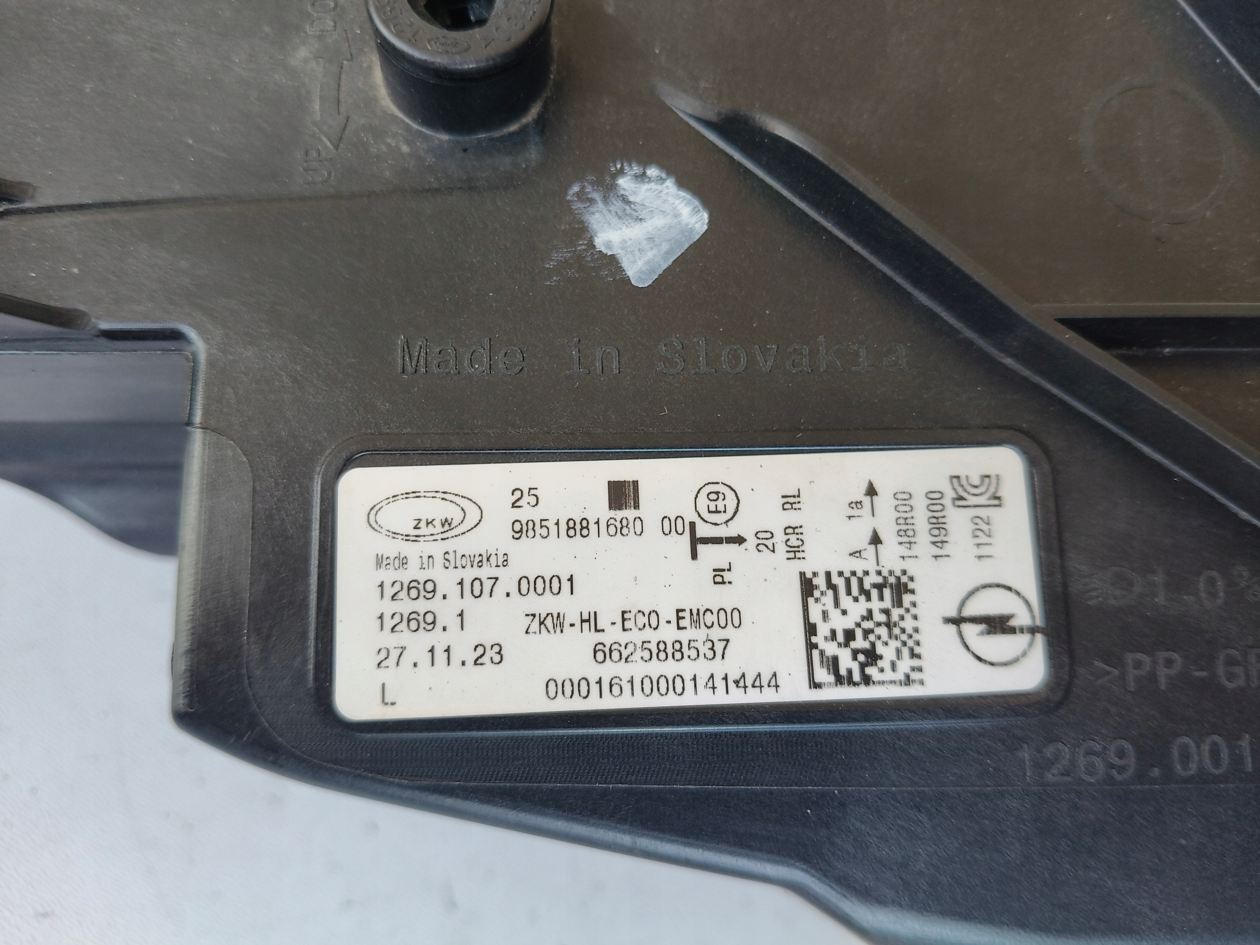 light left REFLEKTOR OPEL ASTRA VI L 22- FULL LED