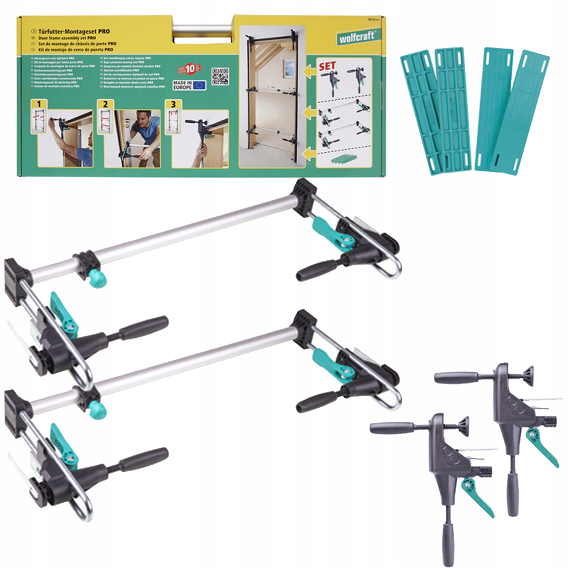 

Wolfcraft Pro Zestaw Do Montażu Futryn WF3676000