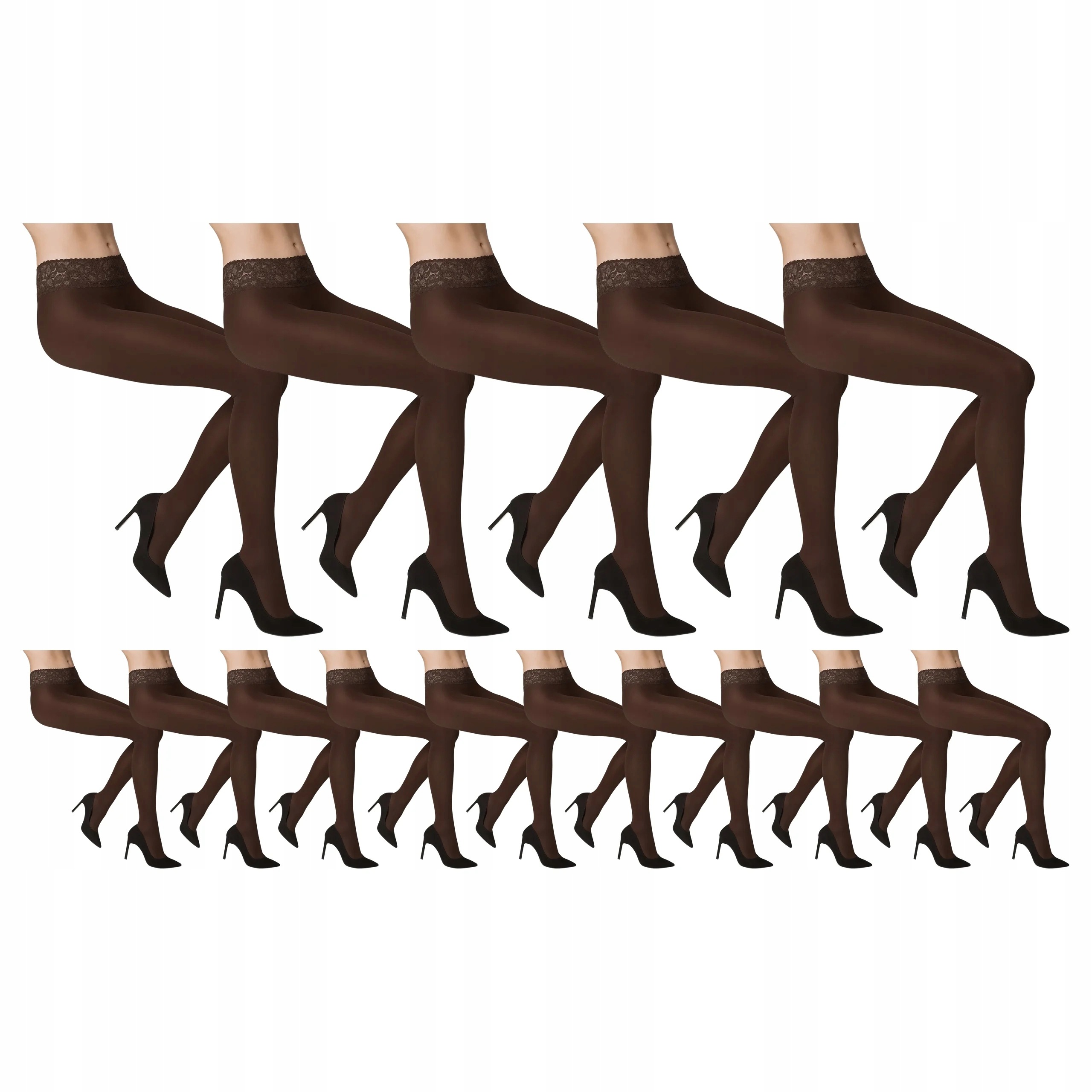15 x Punčocháče Erotic Vita Bassa 50 den Marilyn Bronzo 4-L