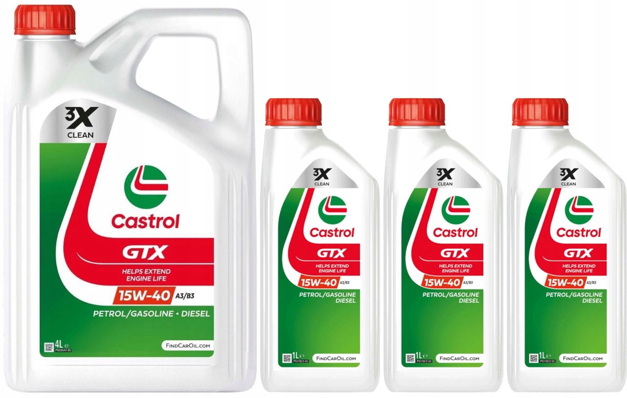 OLEJ SILNIKOWY CASTROL GTX 15W40 A3/B4 7L