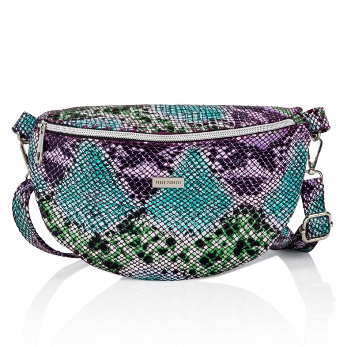 Ledvinka dámská kožená ledvinka módní crossbody Paolo Peruzzi