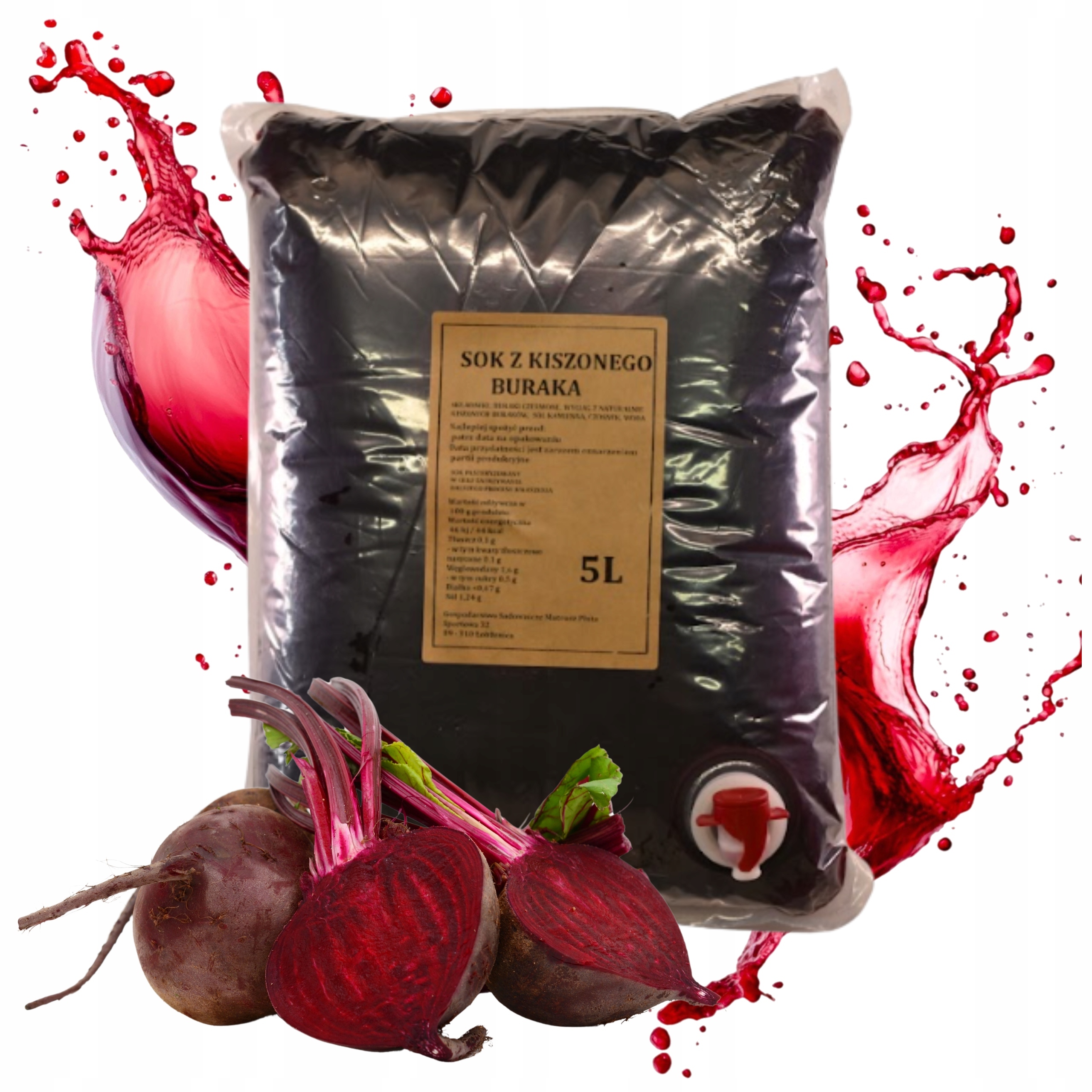 Šťáva z kysané řepy 5 l 100% Nfc lisovaná z přírodního materiálu bez přidaného cukru