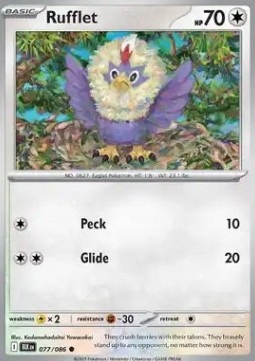 Black Bolt 077/086 Rufflet