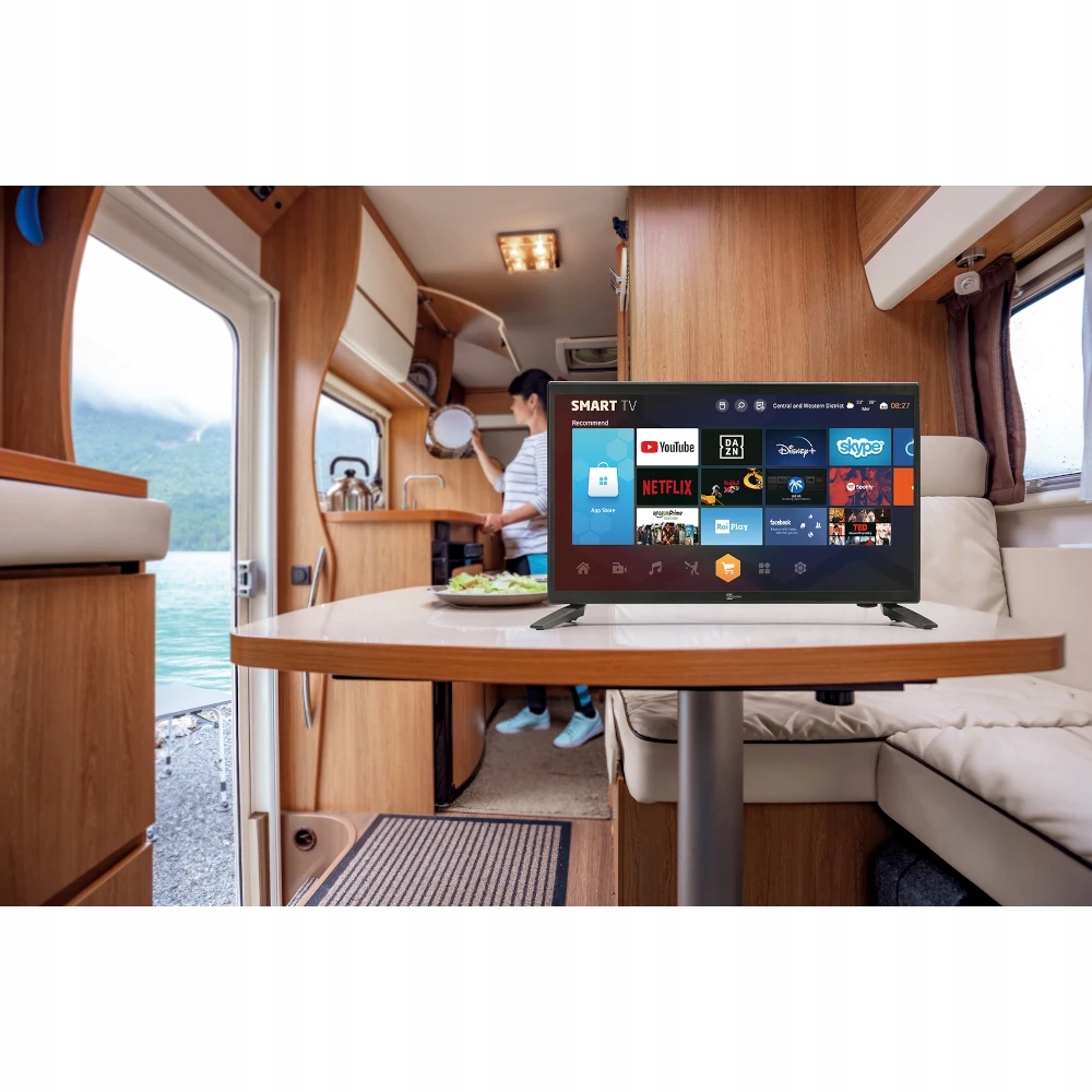 Telewizor Tele Sysytem 19" SMART19 LX SLIM, Android, DVB-T2/S2 12V-220V Model SMART19 LX SLIM