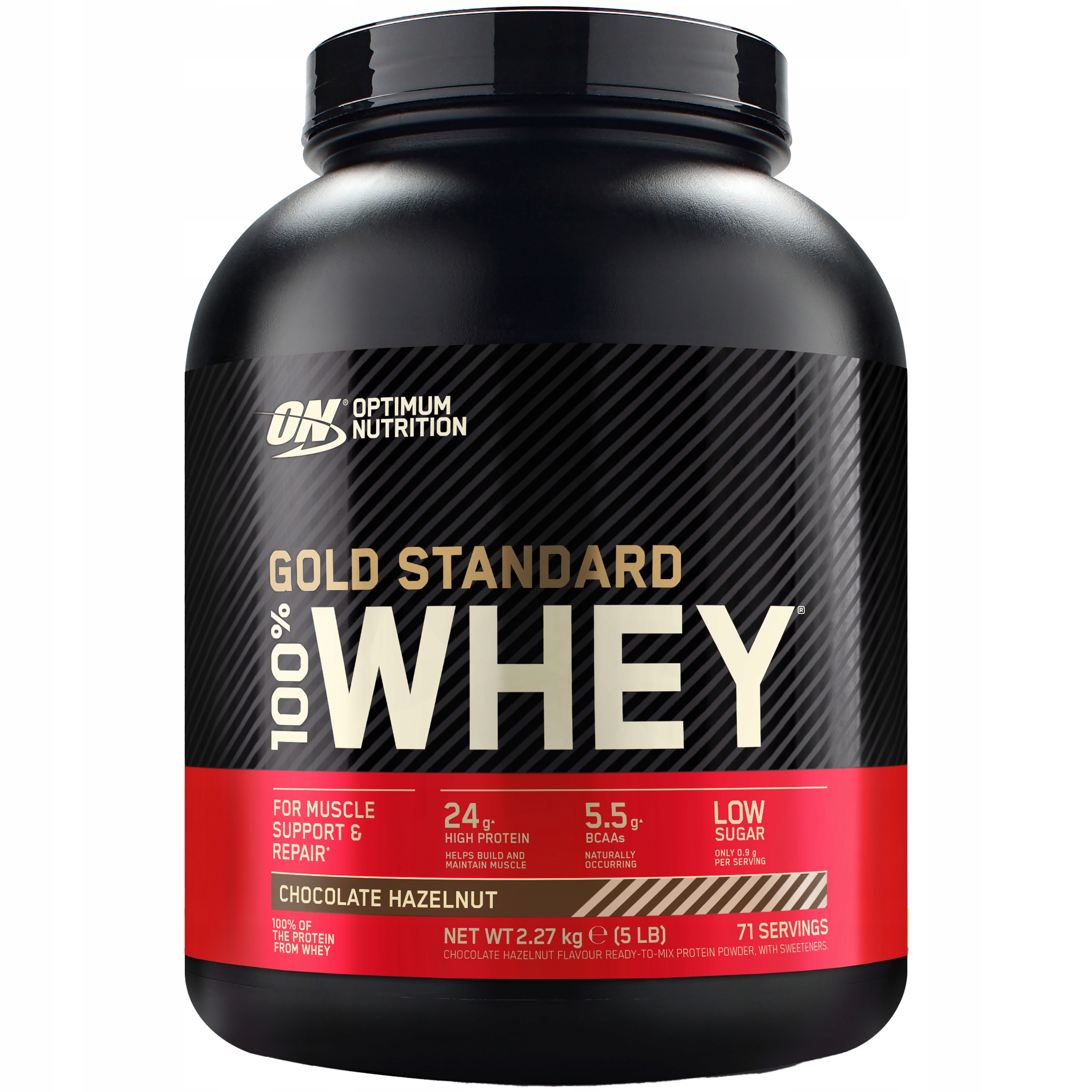 Protein Optimum Nutrition Gold Standard 2240g Wpi Čokoláda a Ořech (70 dávek)