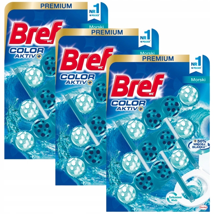 Levně Bref Color Ative Wc závěs Mořský 9x50g