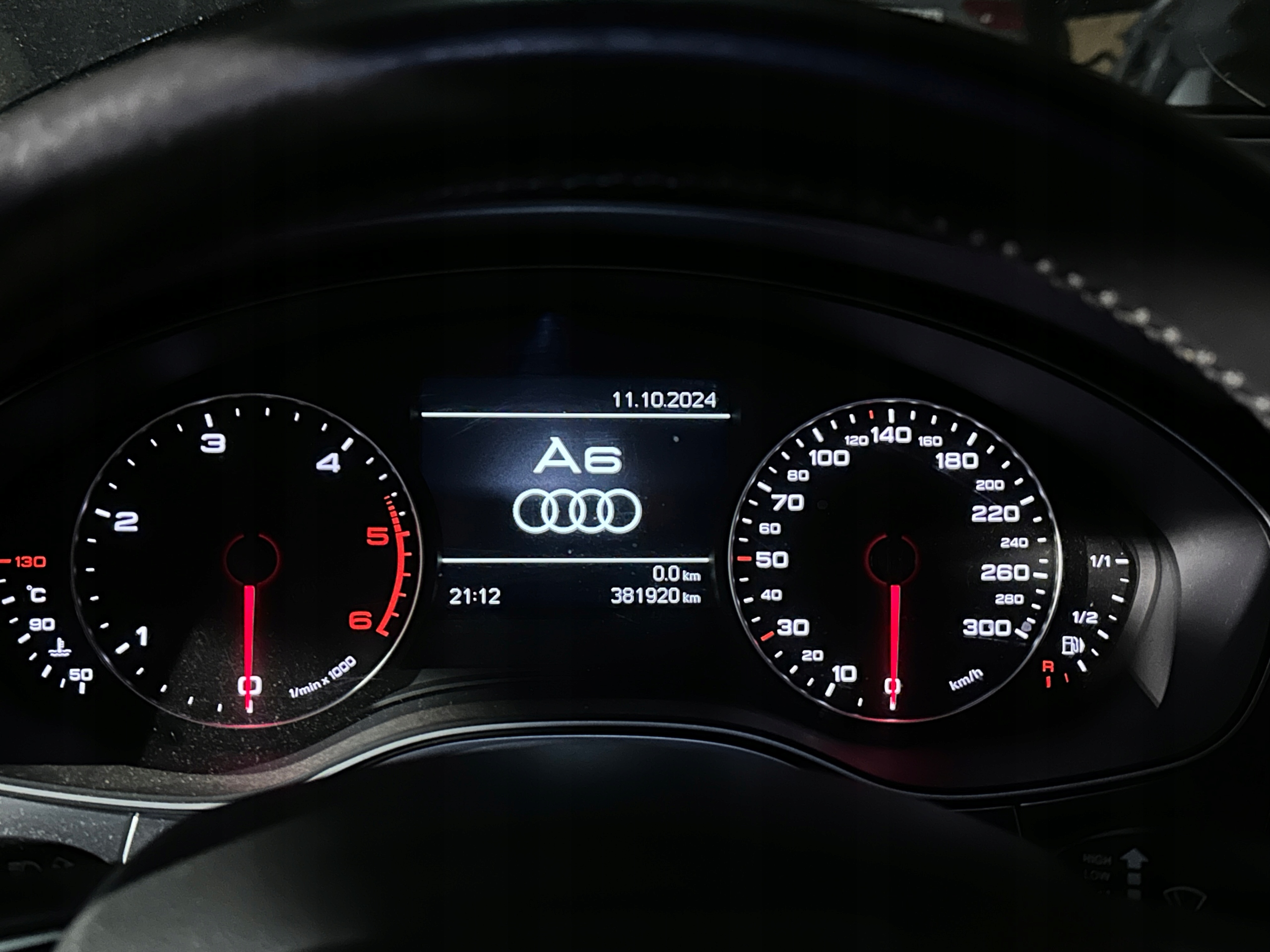 AUDI A6 C7 4G TDI dials dials display 4G8920900H
