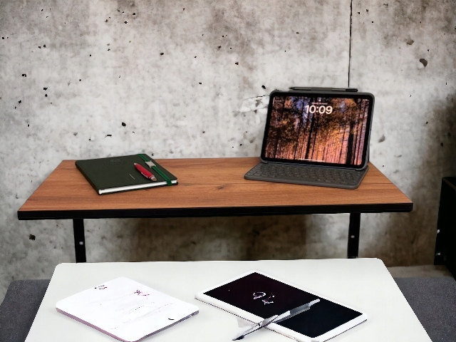 STÓŁ SKŁADANY STOLIK ROZKŁADANY WISZĄCY POMOCNICZY PRZYSTAWKA 76X38 cm Szerokość mebla 76 cm