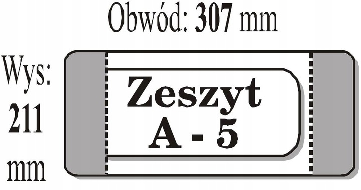 Okładka A5 na zeszyt EAN (GTIN) 5904314000136