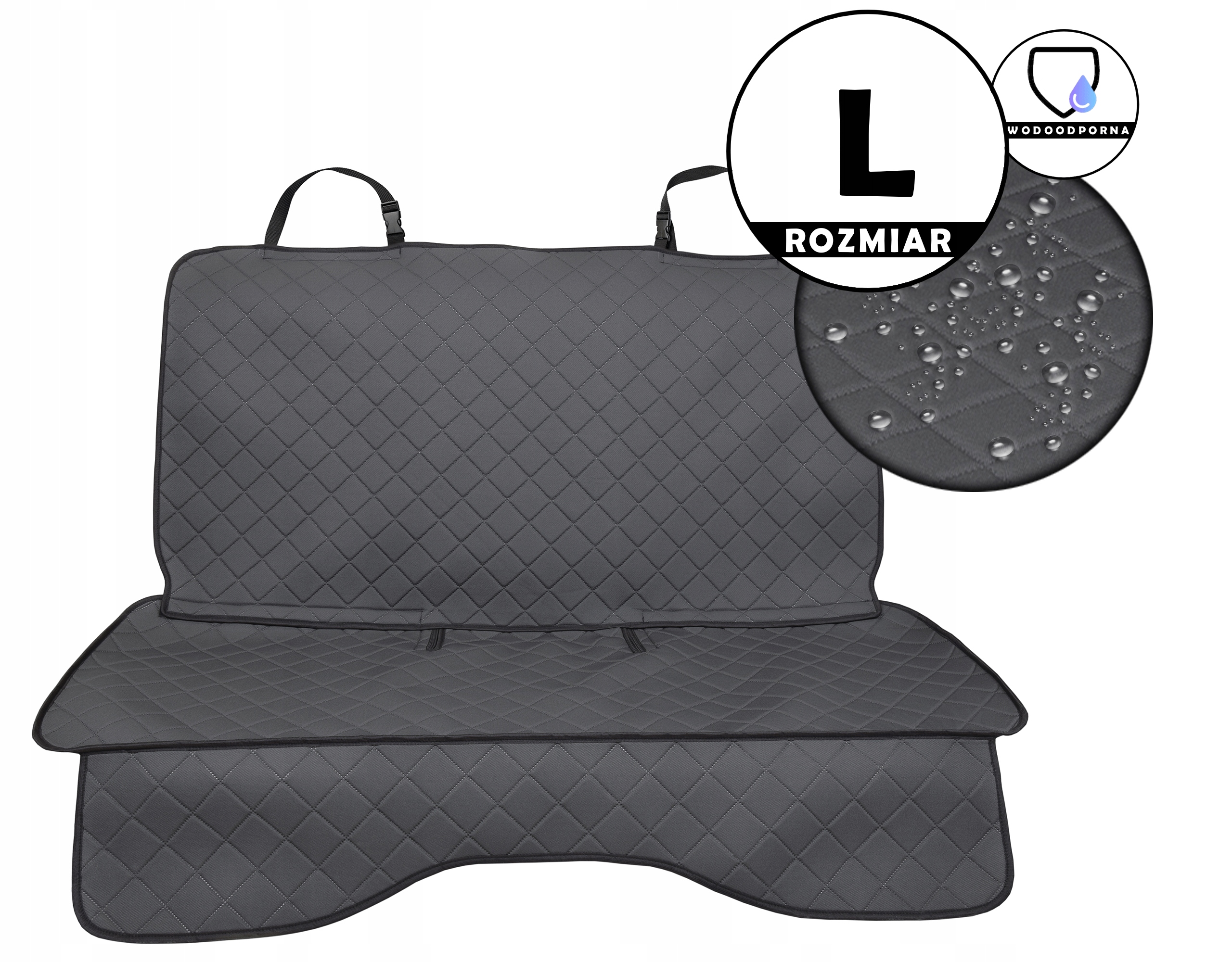 Podložka na zadní sedadlo Isofix je voděodolná