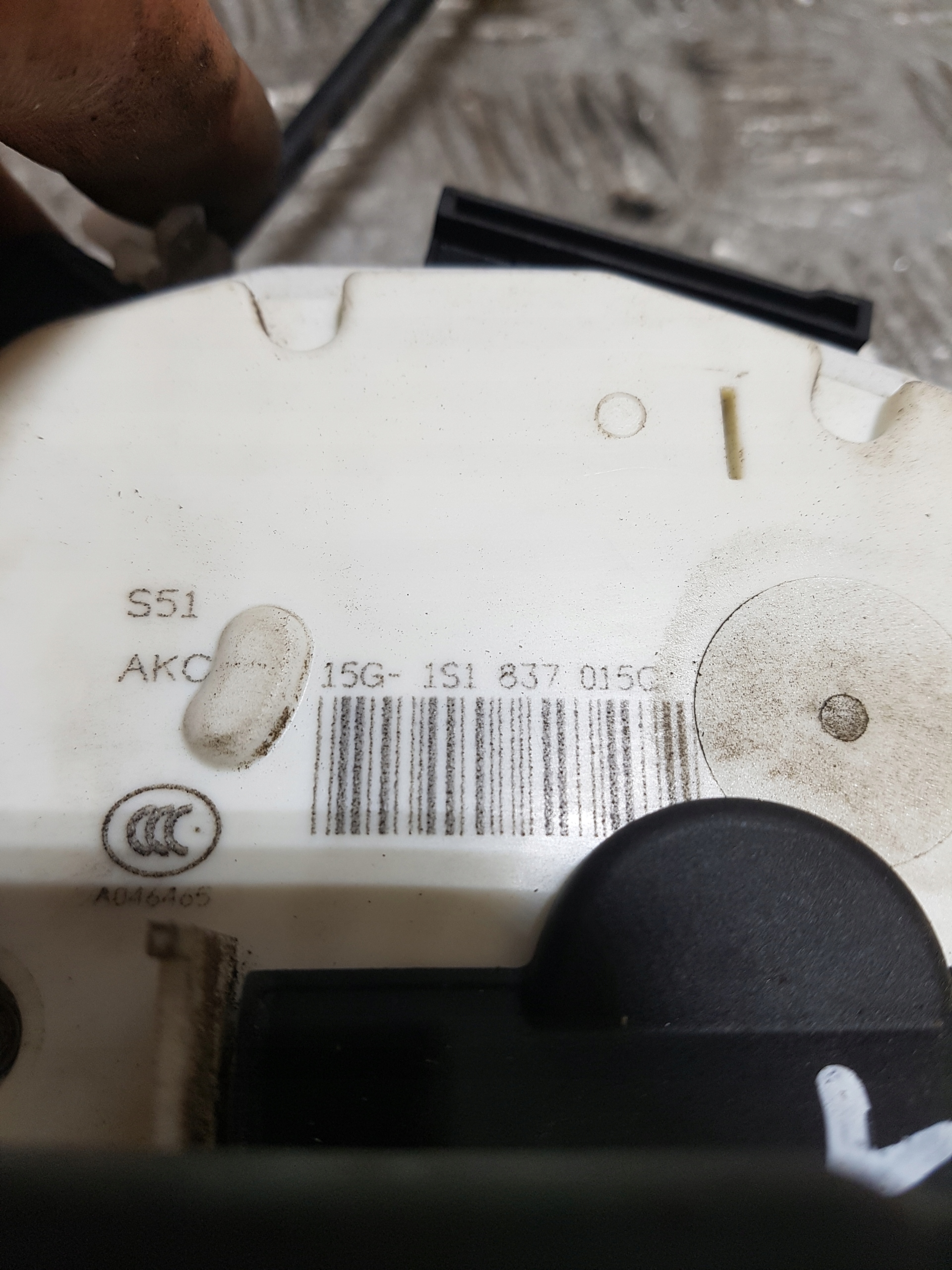 lock door CENTRALNY left front SKODA CITIGO 7 PIN 1S1837015C
