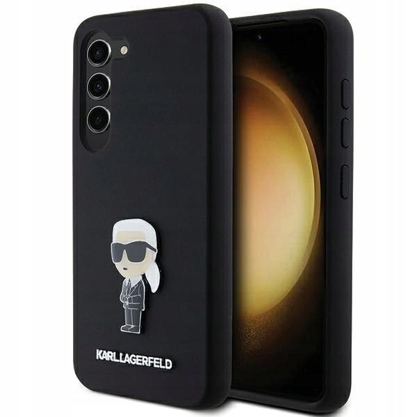 Karl Lagerfeld KLHCS23SSMHKNPK S23 S911 czarny/black Silicone Ikonik Metal