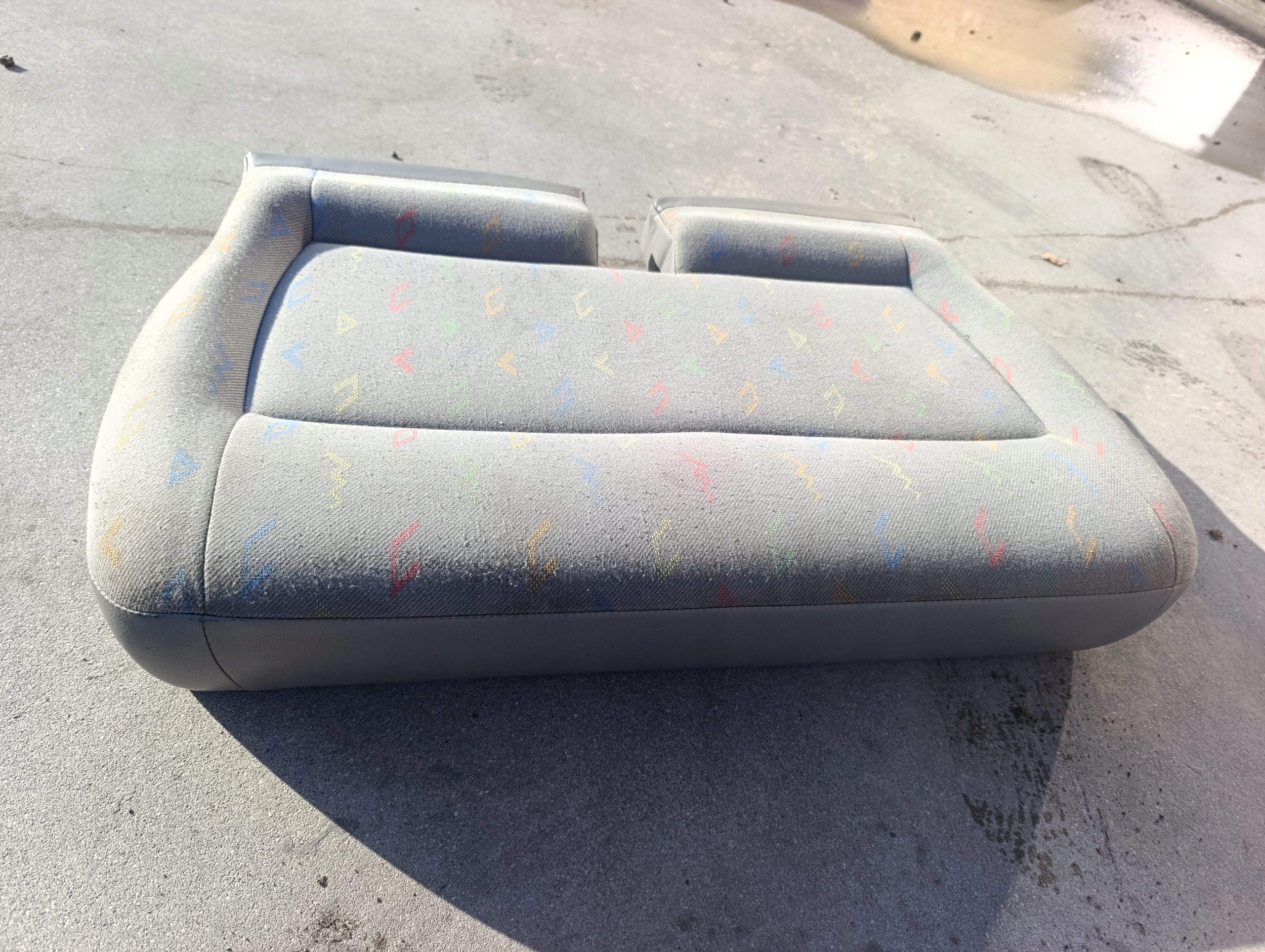 Siedzisko kanapy dwojka front side material Inka VW T5