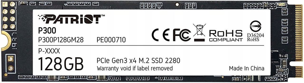 Patriot P300/128GB/SSD/M.2 NVMe/5R