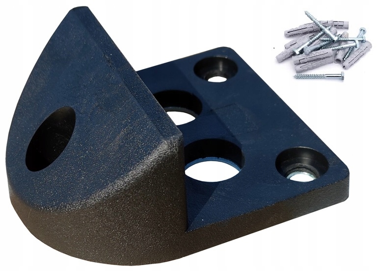 STOPER OGRANICZNIK OPÓR ODBOJNIK ZDERZAK ODBÓJ DO BRAMY GUMOWY GUMA + STAL