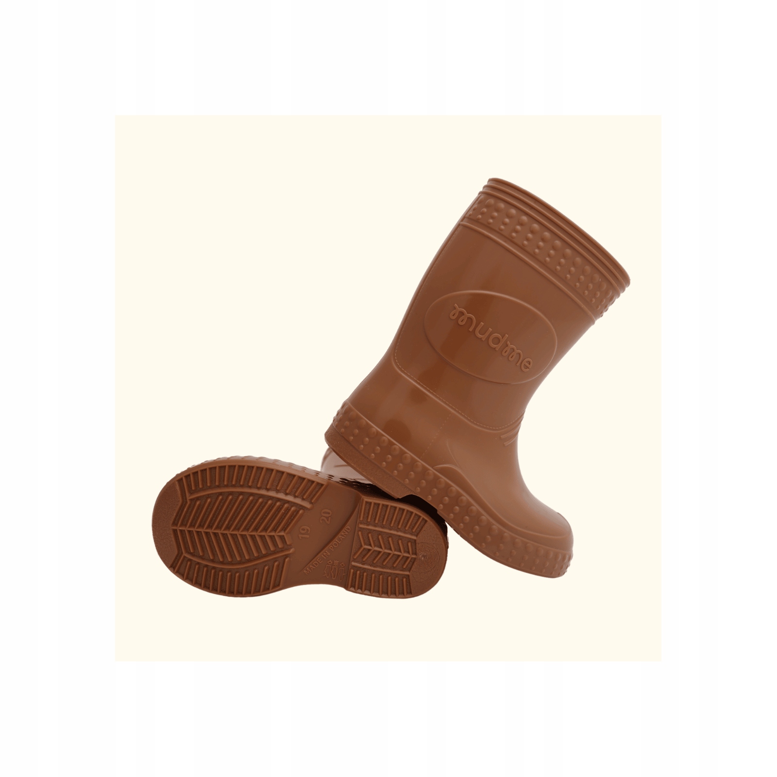 Mudme kalosze dziecięce Caramel Cookie rozm. 27/28
