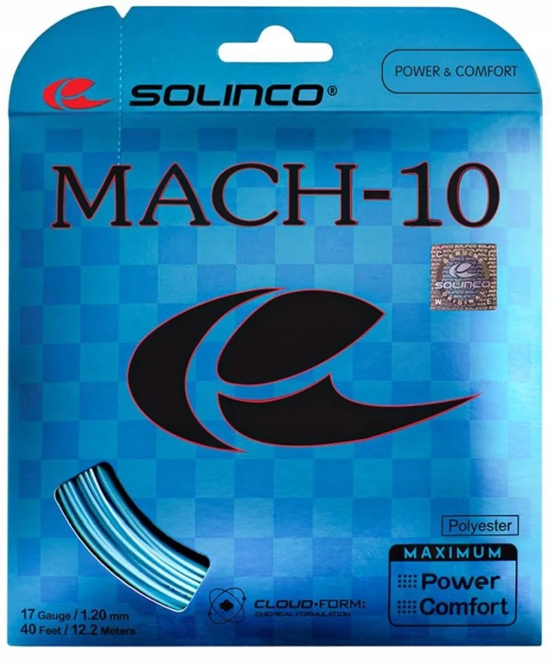 Naciąg tenisowy Solinco Pro Mach-10 set. 12m. blue 1,15 mm