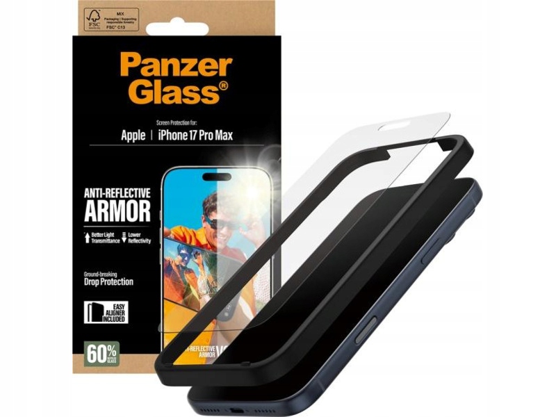 Szkło hartowane Panzerglass do Apple iPhone 17 Pro Max