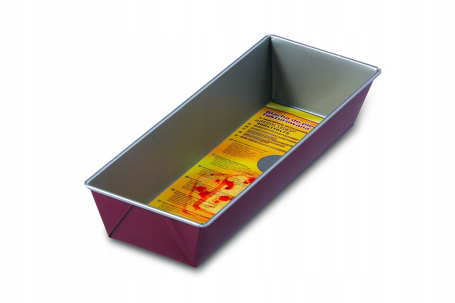 

Blacha do pieczenia 35x11x7,5 cm czerwono-szara