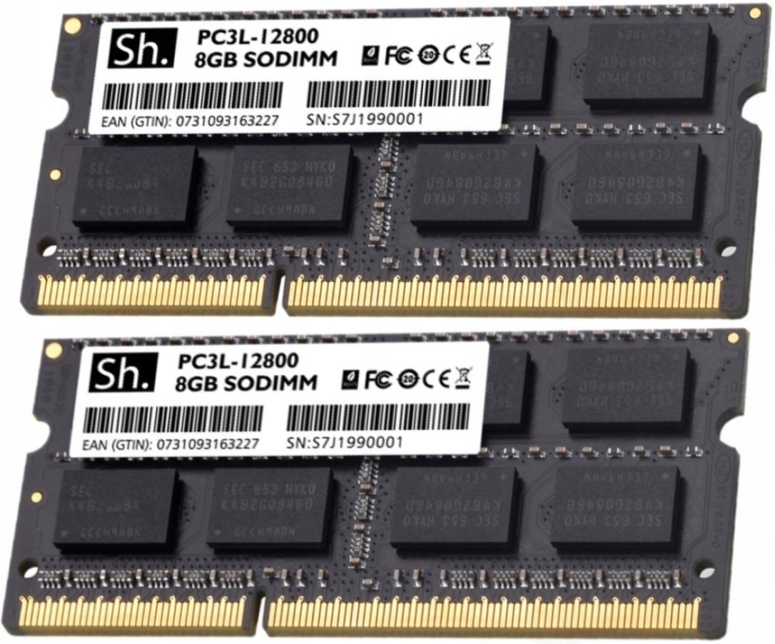 paměť RAM Sh. DDR3L 16GB (2x8GB) SODIMM 1600mHz