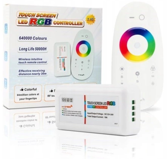 sterownik RGB kontroler LED pilot DOTYKOWY Typ pilot