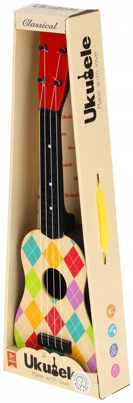 Gitara Klasyczna Akustyczna Ukulele dla Dzieci Instrument Muzyczny 57cm Bohater / Bajka brak