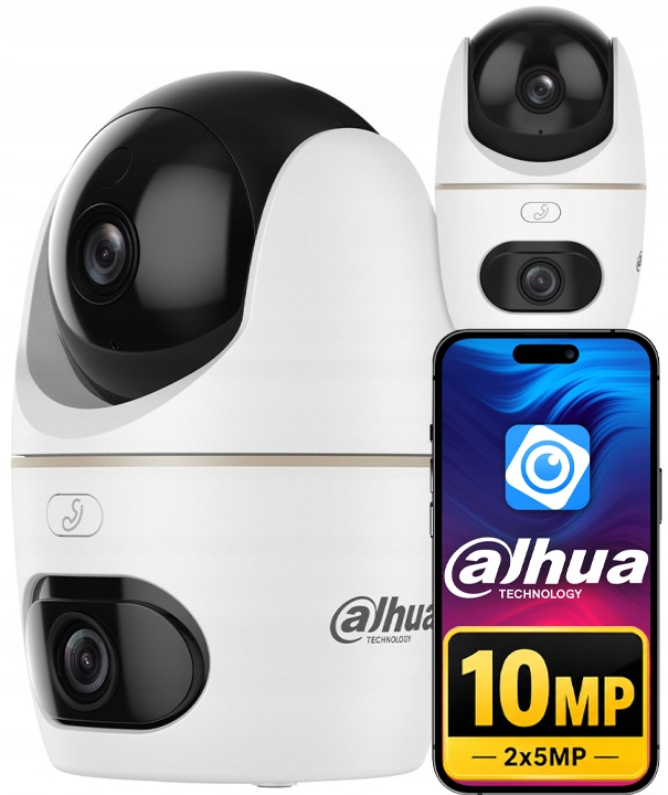 WiFi kamera Dahua Dual Lens (5 Mp 5 Mp) Dahua IPC-H5D-5F Hero Dual
